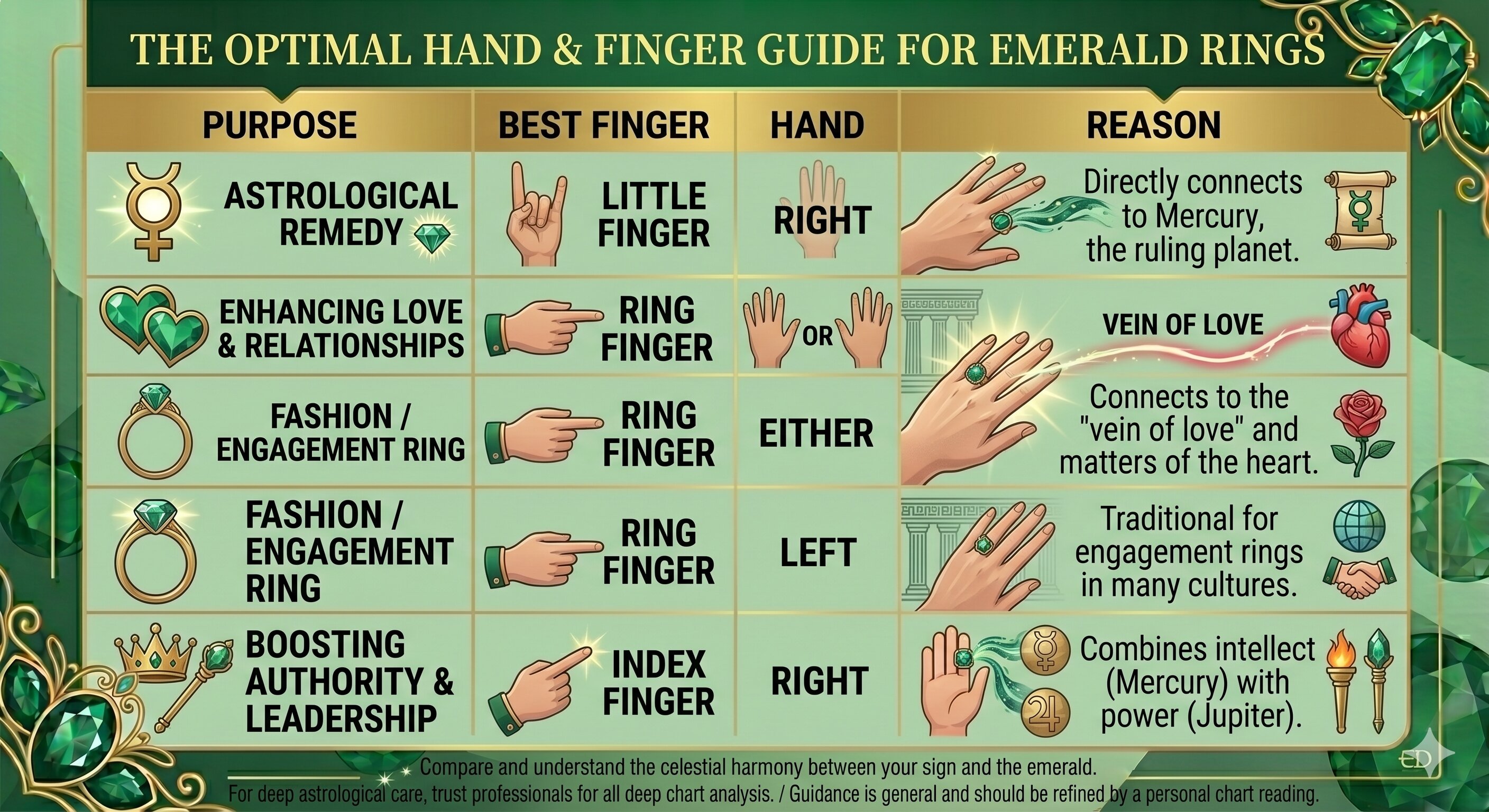 the optmal hand Quick Guide Summary